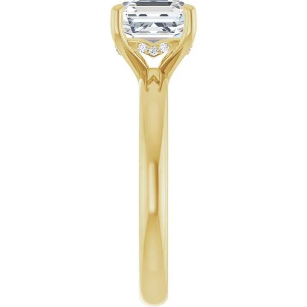 Hidden Halo-Style Engagement Ring Image 4 Raleigh Diamond Fine Jewelry Raleigh, NC