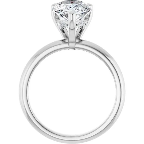 Hidden Halo-Style Engagement Ring Image 2 Raleigh Diamond Fine Jewelry Raleigh, NC
