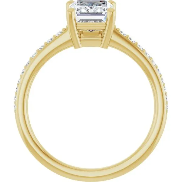 V-End Prong Engagement Ring Image 2 Rox Atlanta Jewelers Decatur, GA