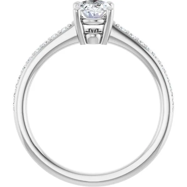 V-End Prong Engagement Ring Image 2 Eskews Fine Jewelers Lee's Summit, MO