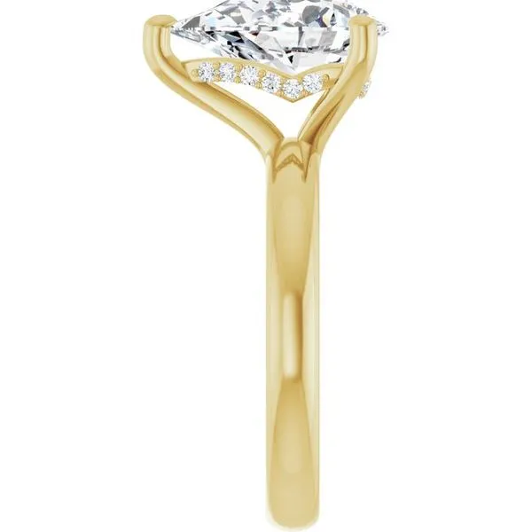 Hidden Halo-Style Engagement Ring Image 4 Raleigh Diamond Fine Jewelry Raleigh, NC