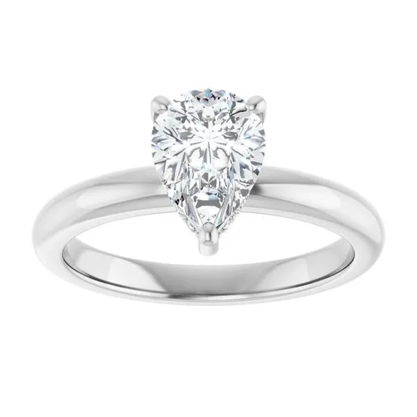 Hidden Halo-Style Engagement Ring Image 3 Raleigh Diamond Fine Jewelry Raleigh, NC