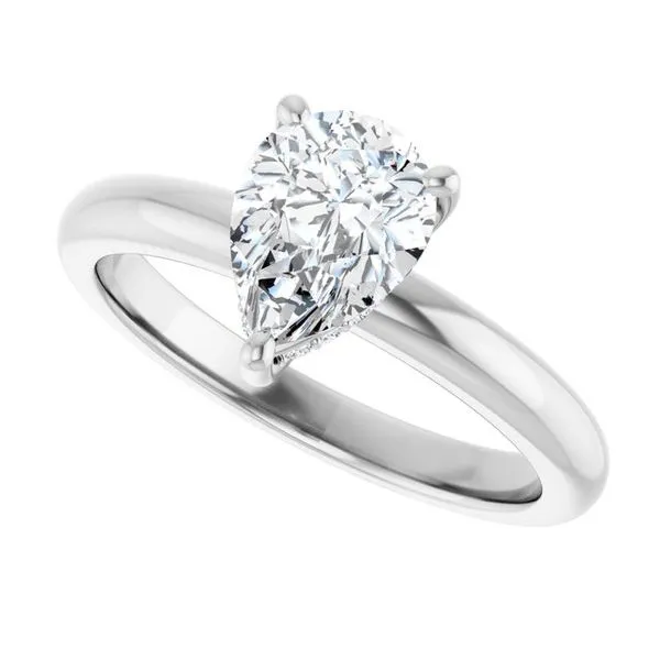 Hidden Halo-Style Engagement Ring Image 5 Raleigh Diamond Fine Jewelry Raleigh, NC