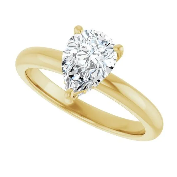 Hidden Halo-Style Engagement Ring Image 5 Raleigh Diamond Fine Jewelry Raleigh, NC