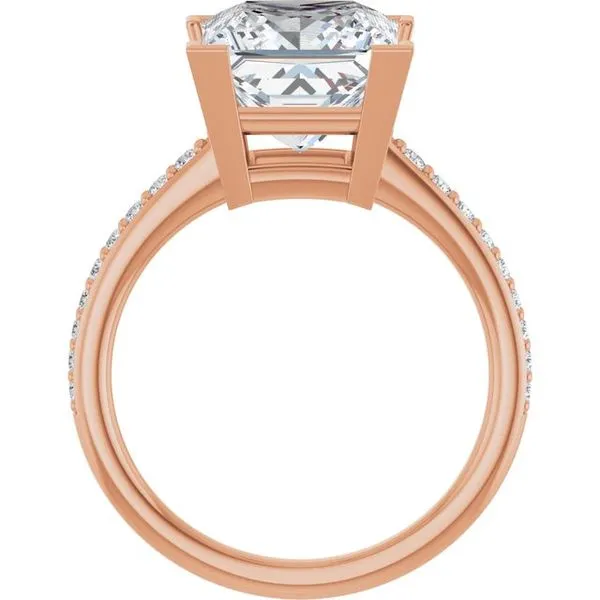 V-End Prong Engagement Ring Image 2 Mark Jewellers La Crosse, WI