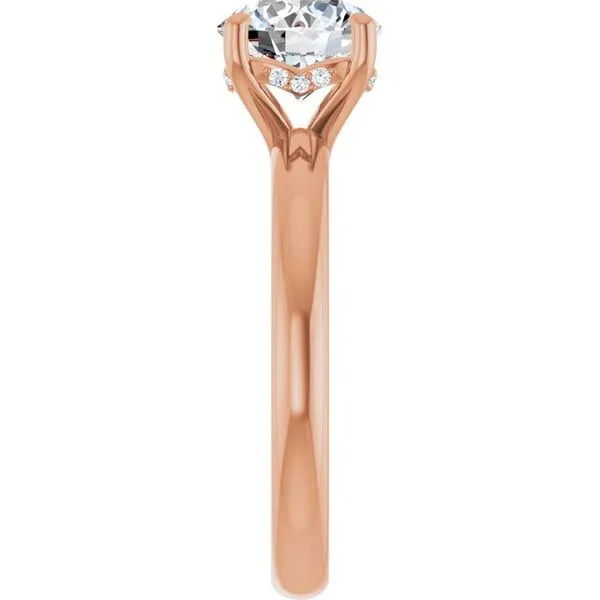 Hidden Halo-Style Engagement Ring Image 4 Raleigh Diamond Fine Jewelry Raleigh, NC