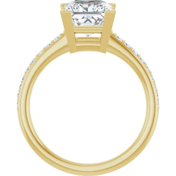 V-End Prong Engagement Ring Image 2 JF Jones Jewelers Rochester, NY