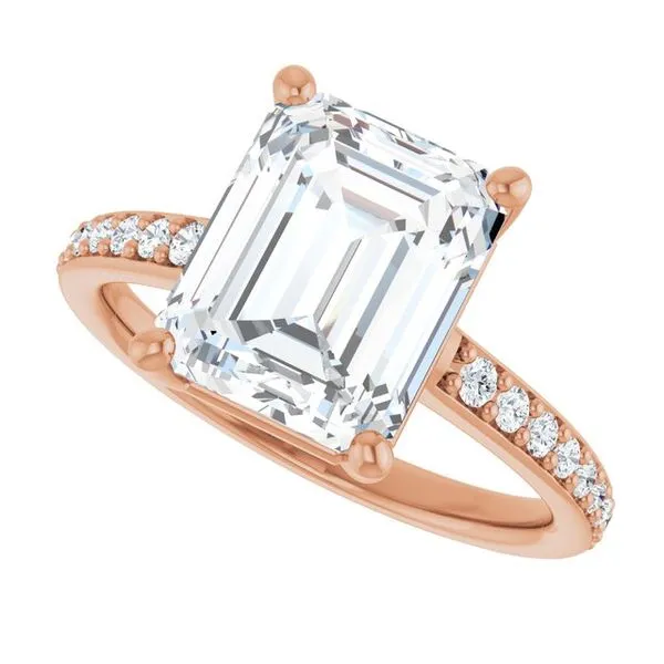 V-End Prong Engagement Ring Image 5 Eskews Fine Jewelers Lee's Summit, MO