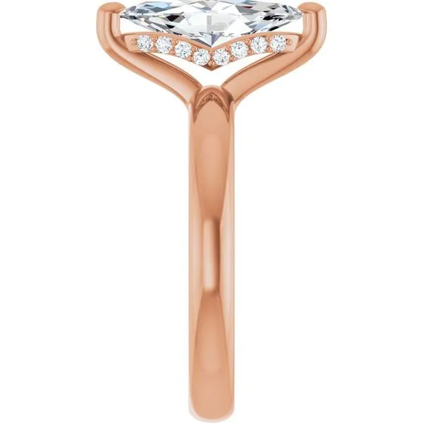 Hidden Halo-Style Engagement Ring Image 4 Raleigh Diamond Fine Jewelry Raleigh, NC