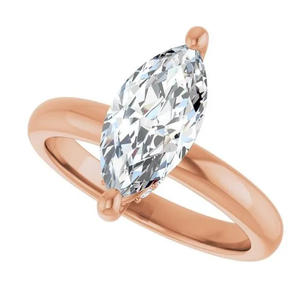 Hidden Halo-Style Engagement Ring Image 5 Raleigh Diamond Fine Jewelry Raleigh, NC