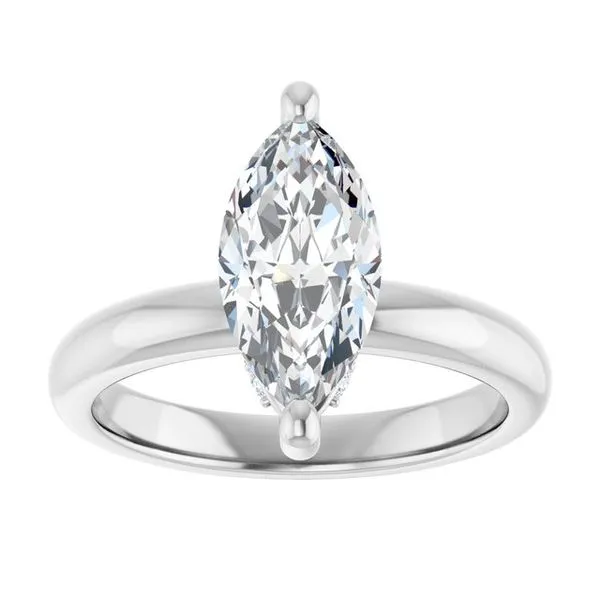 Hidden Halo-Style Engagement Ring Image 3 Raleigh Diamond Fine Jewelry Raleigh, NC