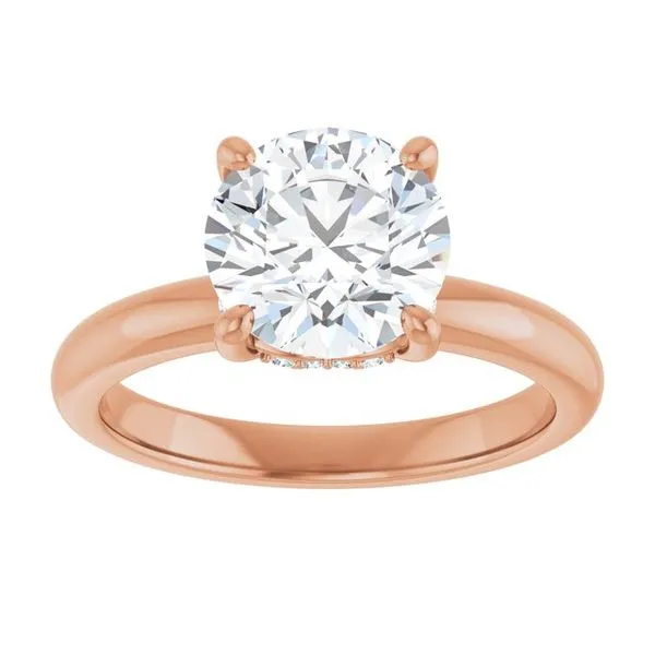 Hidden Halo-Style Engagement Ring Image 3 Raleigh Diamond Fine Jewelry Raleigh, NC