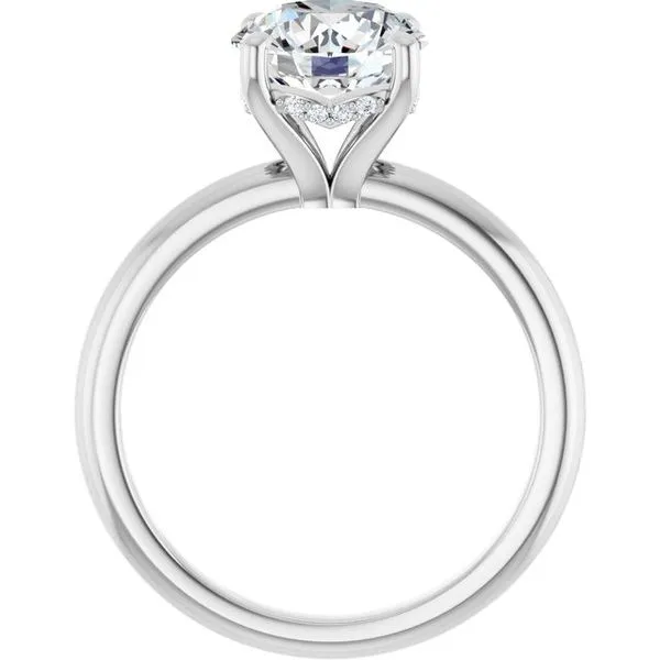 Hidden Halo-Style Engagement Ring Image 2 Raleigh Diamond Fine Jewelry Raleigh, NC