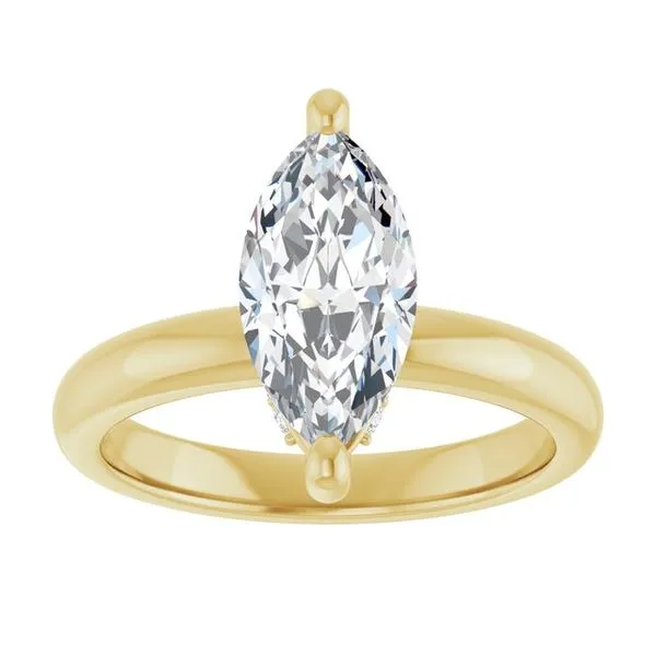 Hidden Halo-Style Engagement Ring Image 3 Raleigh Diamond Fine Jewelry Raleigh, NC