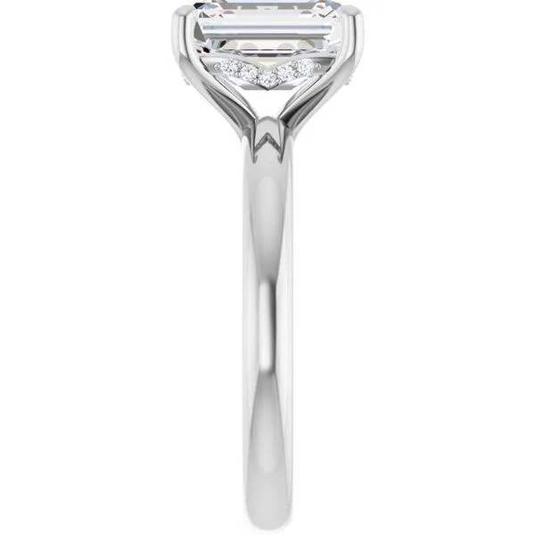 Hidden Halo-Style Engagement Ring Image 4 Raleigh Diamond Fine Jewelry Raleigh, NC