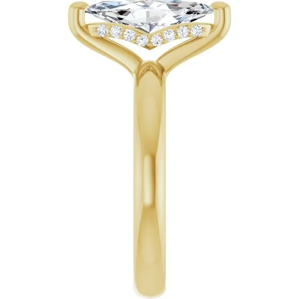 Hidden Halo-Style Engagement Ring Image 4 Dripping Diamonds Dripping Springs, TX