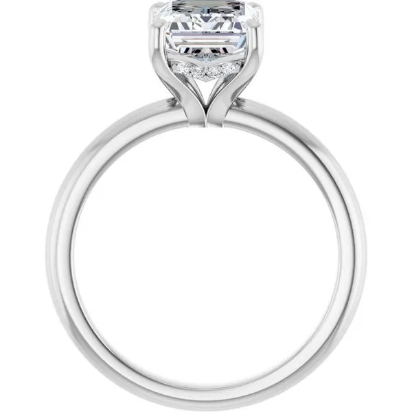 Hidden Halo-Style Engagement Ring Image 2 Raleigh Diamond Fine Jewelry Raleigh, NC