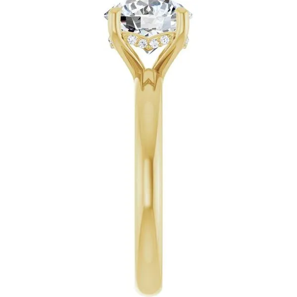 Hidden Halo-Style Engagement Ring Image 4 Raleigh Diamond Fine Jewelry Raleigh, NC