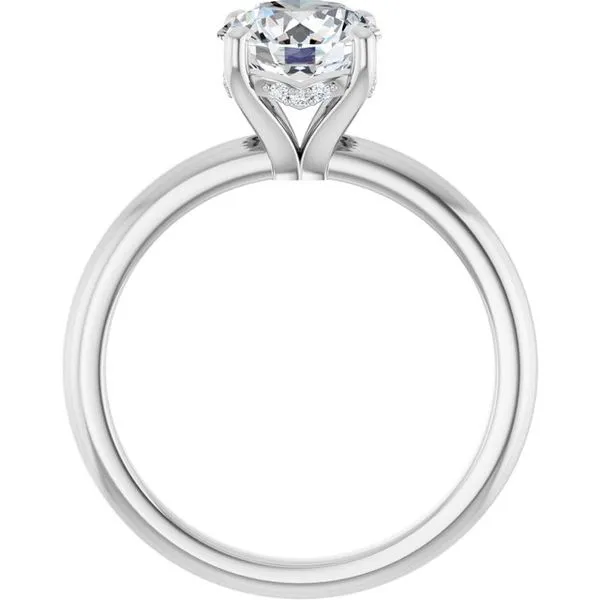 Hidden Halo-Style Engagement Ring Image 2 Raleigh Diamond Fine Jewelry Raleigh, NC