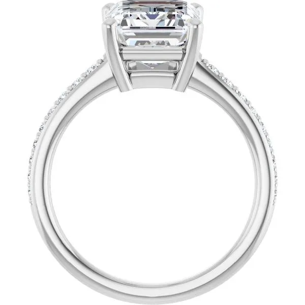 V-End Prong Engagement Ring Image 2 Eskews Fine Jewelers Lee's Summit, MO