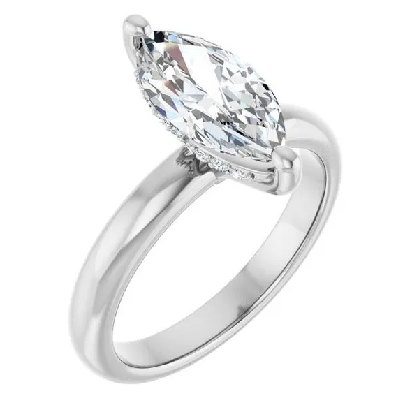 Hidden Halo-Style Engagement Ring Raleigh Diamond Fine Jewelry Raleigh, NC