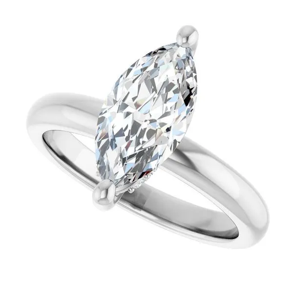 Hidden Halo-Style Engagement Ring Image 5 Raleigh Diamond Fine Jewelry Raleigh, NC