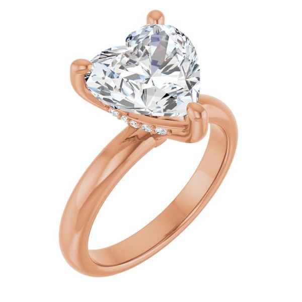 Hidden Halo-Style Engagement Ring