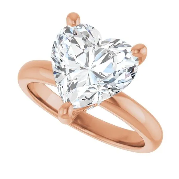 Hidden Halo-Style Engagement Ring Image 5 Raleigh Diamond Fine Jewelry Raleigh, NC