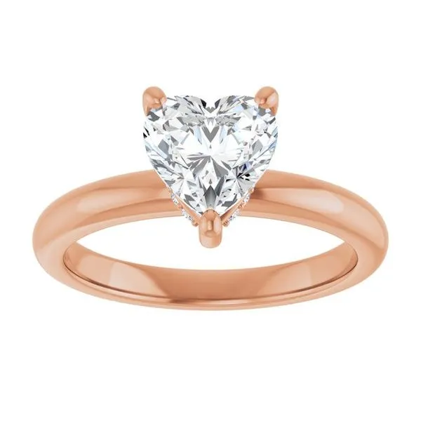 Hidden Halo-Style Engagement Ring Image 3 Raleigh Diamond Fine Jewelry Raleigh, NC