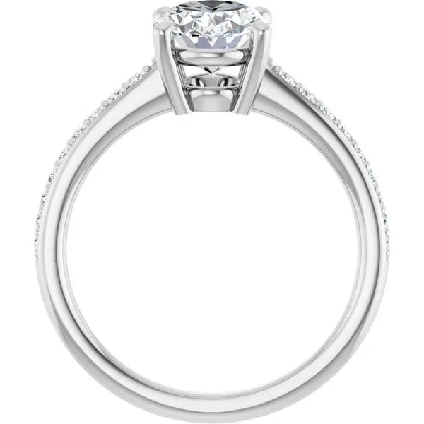 V-End Prong Engagement Ring Image 2 Eskews Fine Jewelers Lee's Summit, MO