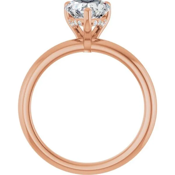 Hidden Halo-Style Engagement Ring Image 2 Raleigh Diamond Fine Jewelry Raleigh, NC