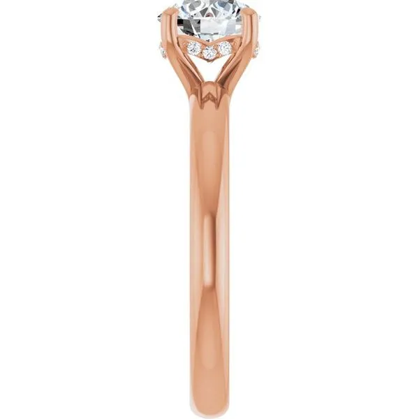 Hidden Halo-Style Engagement Ring Image 4 Raleigh Diamond Fine Jewelry Raleigh, NC