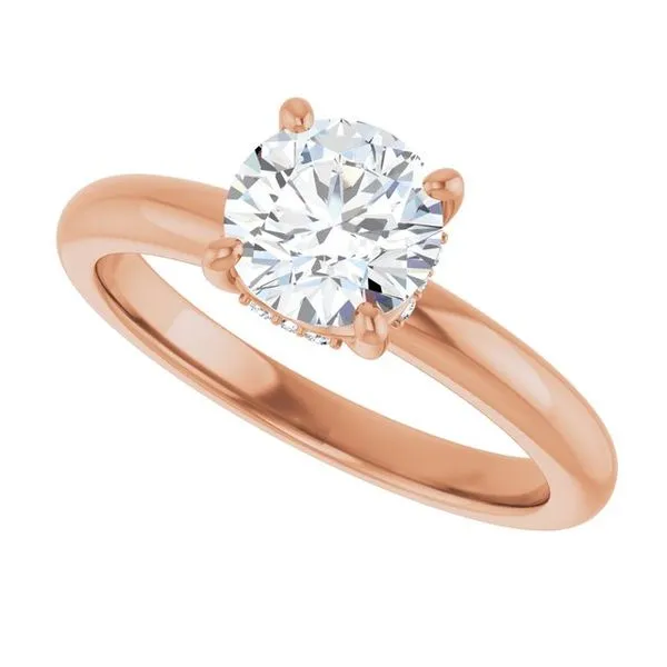 Hidden Halo-Style Engagement Ring Image 5 Raleigh Diamond Fine Jewelry Raleigh, NC