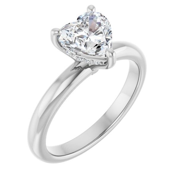 Hidden Halo-Style Engagement Ring
