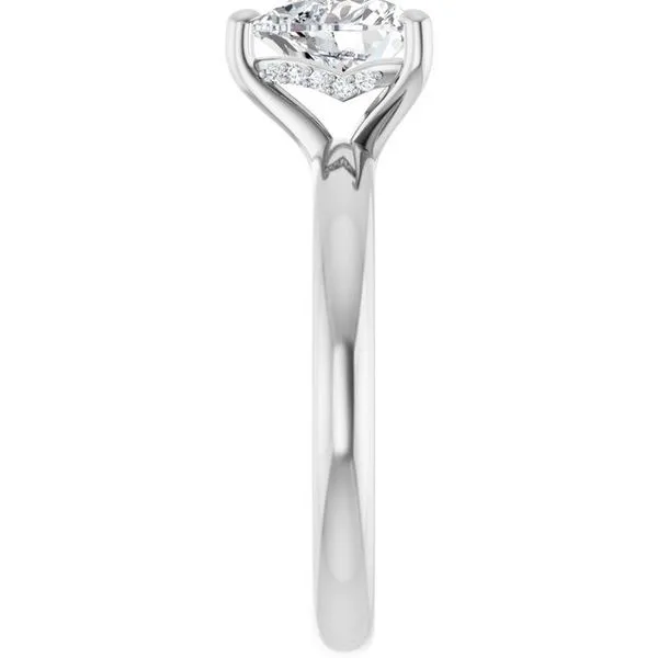 Hidden Halo-Style Engagement Ring Image 4 Raleigh Diamond Fine Jewelry Raleigh, NC