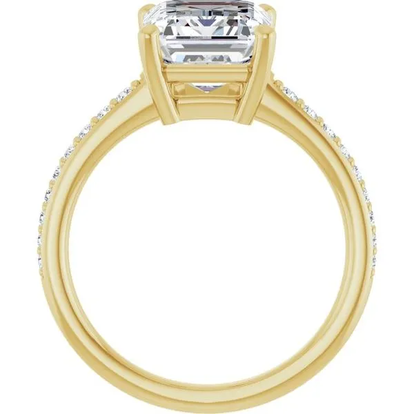V-End Prong Engagement Ring Image 2 Rox Atlanta Jewelers Decatur, GA