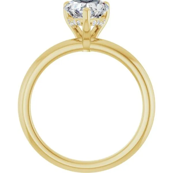 Hidden Halo-Style Engagement Ring Image 2 Raleigh Diamond Fine Jewelry Raleigh, NC