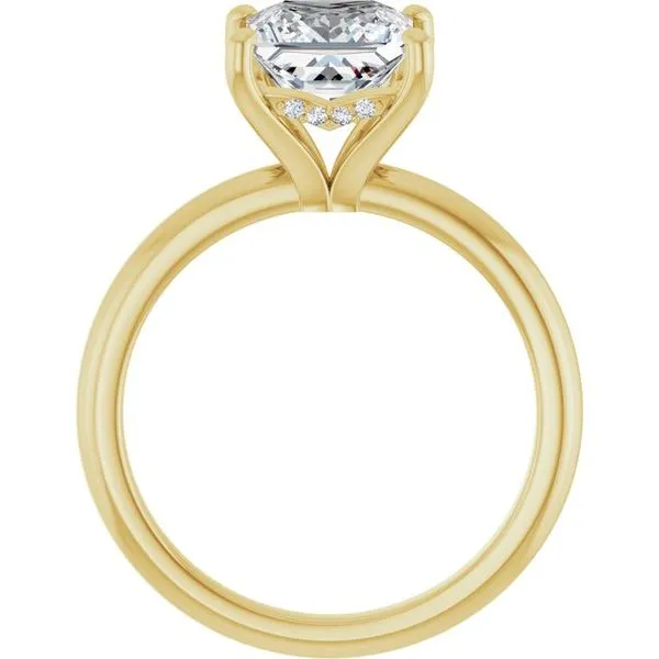 Hidden Halo-Style Engagement Ring Image 2 Raleigh Diamond Fine Jewelry Raleigh, NC