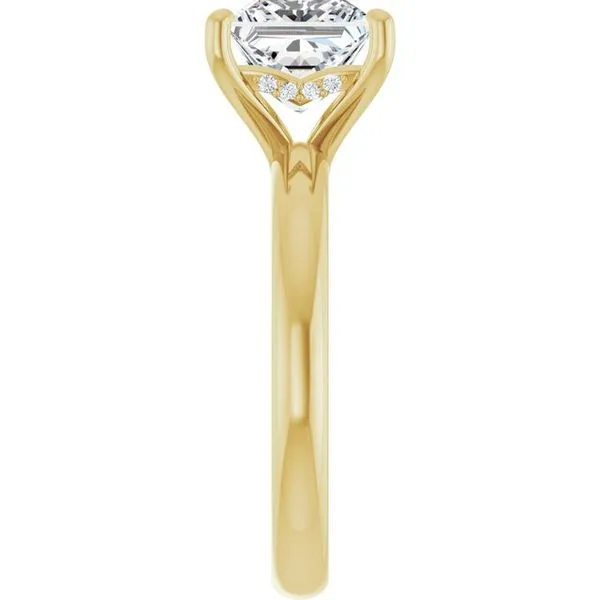 Hidden Halo-Style Engagement Ring Image 4 Raleigh Diamond Fine Jewelry Raleigh, NC