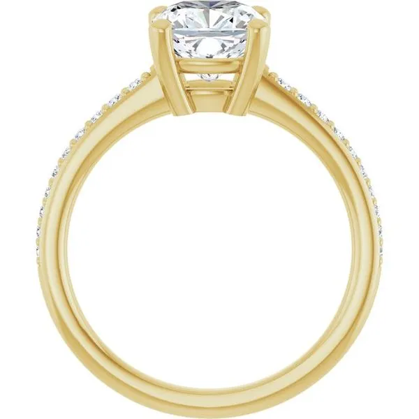 V-End Prong Engagement Ring Image 2 Rox Atlanta Jewelers Decatur, GA