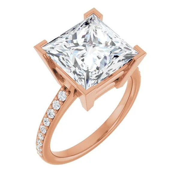 V-End Prong Engagement Ring Mark Jewellers La Crosse, WI