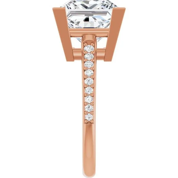 V-End Prong Engagement Ring Image 4 JF Jones Jewelers Rochester, NY