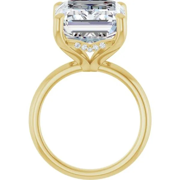 Hidden Halo-Style Engagement Ring Image 2 Raleigh Diamond Fine Jewelry Raleigh, NC