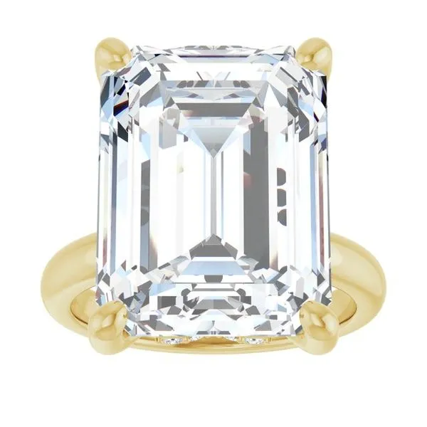 Hidden Halo-Style Engagement Ring Image 3 Raleigh Diamond Fine Jewelry Raleigh, NC