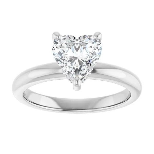 Hidden Halo-Style Engagement Ring Image 3 Raleigh Diamond Fine Jewelry Raleigh, NC