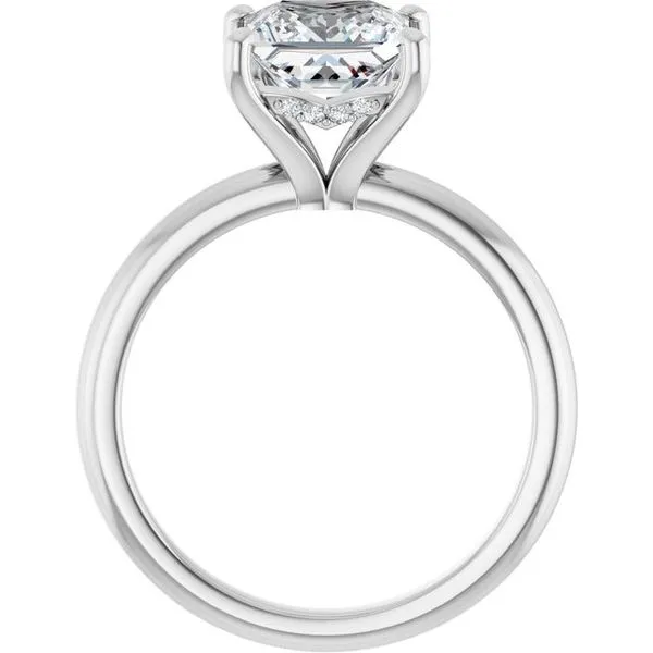 Hidden Halo-Style Engagement Ring Image 2 Raleigh Diamond Fine Jewelry Raleigh, NC