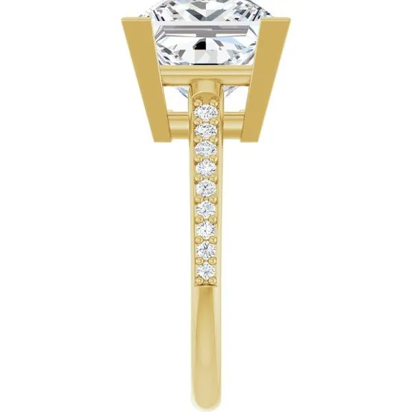 V-End Prong Engagement Ring Image 4 Mark Jewellers La Crosse, WI