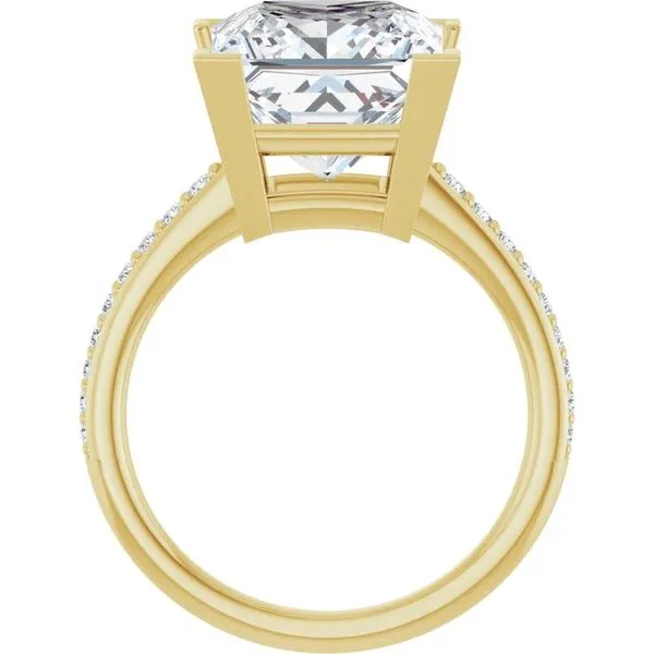 V-End Prong Engagement Ring Image 2 Austin's Fine Diamonds & Jewelry Lyndhurst, NJ