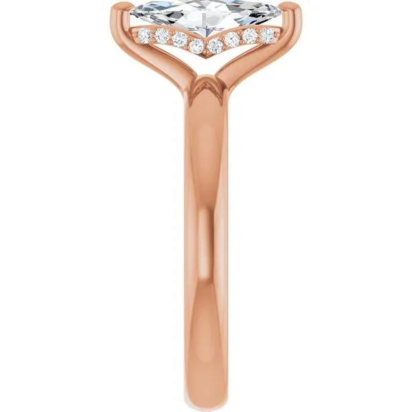 Hidden Halo-Style Engagement Ring Image 4 Raleigh Diamond Fine Jewelry Raleigh, NC