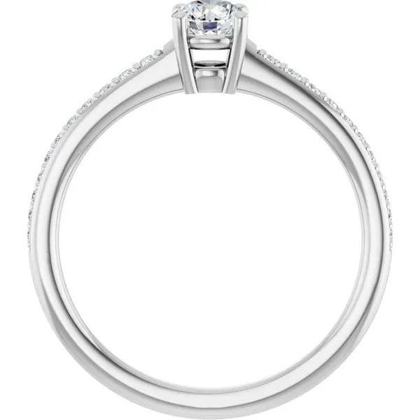 V-End Prong Engagement Ring Image 2 Rox Atlanta Jewelers Decatur, GA